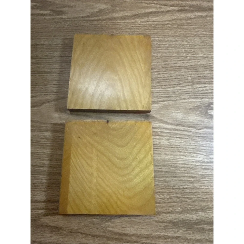 Set of 2 Vintage Decoupage Wooden Wall‎ Plaques - Asian And Dutch